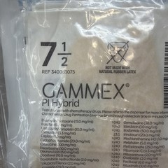 Gammex PI Hybrid Surgical Gloves Sterile Ansell *10 Pair* Size: 7.5 *See Dates*