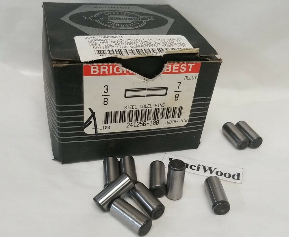 3/8″x7/8″ DOWEL PIN (Alloy STEEL) PLAIN (10) Pieces