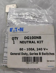 EATON DG100NB NEUTRAL KIT 60-100 AMP 240 V General Duty Series B Switches