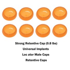US Overdenture Dental Locator Abutments Retention Cap 0.8lbs For Implant Inserts