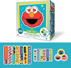 Sesame Street Kids Bandages, 100 CT | Great for 100 Count (Pack of 1)