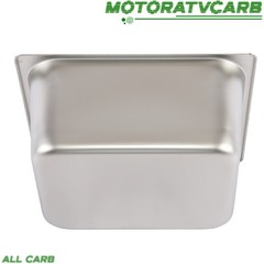 ALL-CARB 2 Stainless Steam Hotel Pans With Lids 1/2 Size 6″ Deep Thickened