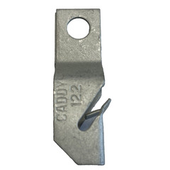 *LOT of 10* nVENT CADDY 122 Z Purlin Clip, 1/4in Hole, 1 1/16in Max Flange
