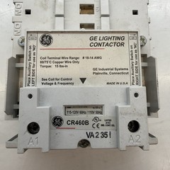 GE LIGHTING CONTACTOR # CR460B