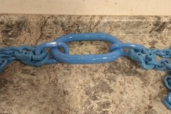 Pewag 10G120QOS/5 5 Ft Length Blue Steel 4 Leg Chain Sling