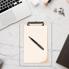 2 Pack Plastic Clipboards, A4 Acrylic Clear Board 8.5×11 | Transparent Letter Si