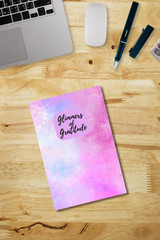 Pink Purple Clouds Gratitude Journal | Daily Thankfulness Journal
