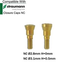 Dental Healing Abutment Closure Caps NC/RC Compatible with Straumann ITI BL/BLT