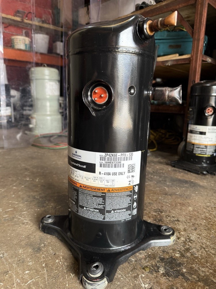 Copeland ZP42K6E-PFV-130, Scroll compressor, 220V, R-410a, Single Phase