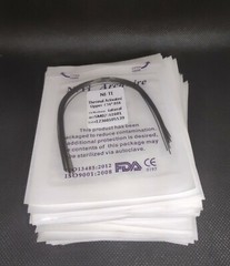 Dental Orthodontic Thermal Activated NITI Arch Wires Rectangular Natural Form