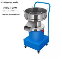 Powder Sifter Stainless Steel Soy Milk Filter Electric Vibrating Screen Machine