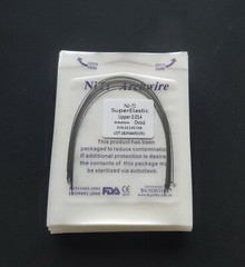 Dental Orthodontic Super Elastic Niti Round Arch Wire Ovoid Form Archwire
