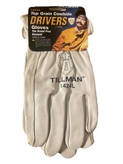 Tillman 1424L Top Grain Cowhide Drivers Gloves Large