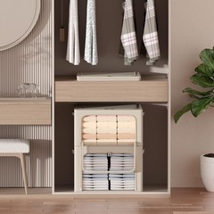 3Pack Frame Storage Box – Clothes Storage Bin Bags Oxford Fabric Foldable Sta…
