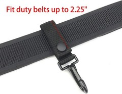 MOLLE Duty Belt Key Holder with Slip Pocket & Metal Clip for Security Pros