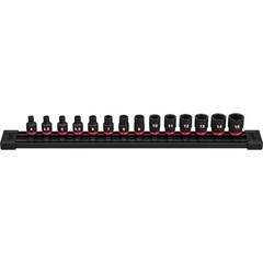 Milwaukee 49-66-7002 14PC SHOCKWAVE Impact Duty 1/4″ Drive Metric 6Pt Socket Set