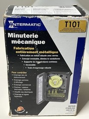Intermatic T101 24-Hour Mechanical Time Switch 120V AC 60Hz Single Pole Outdoor