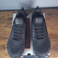 SKECHERS Work Cessnock Slip Resistant Wide Memory Foam Black Men’s 12