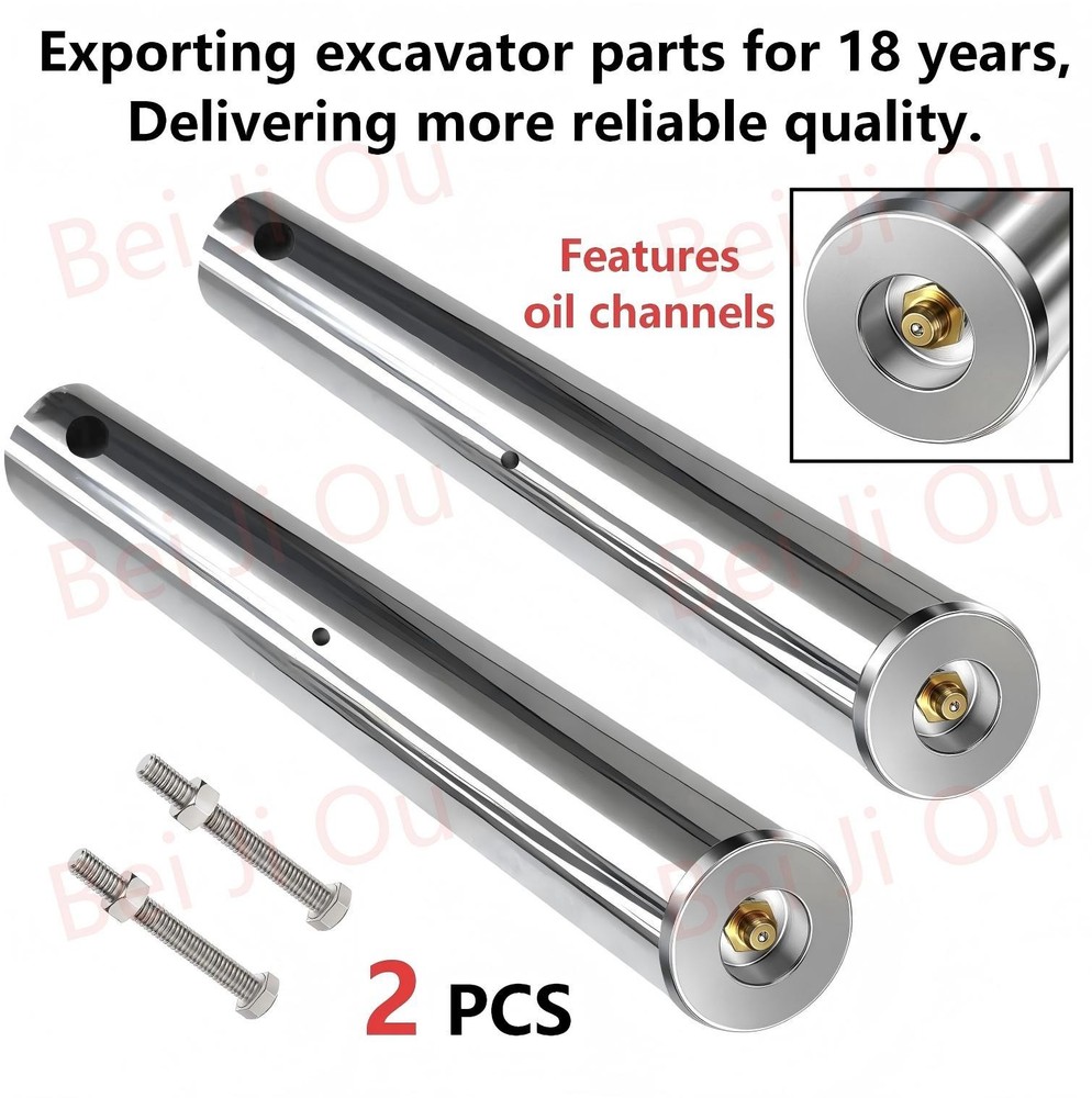 2Pai New upgraded Excavator Universal Bucket Pin 45mm X330mm/With oil passage