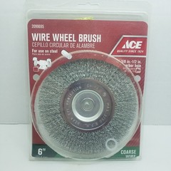 ACE Wire Wheel Brush COURSE WIRE 6″ #2099695