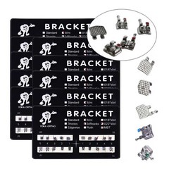 1pack Dental Orthodontic Brackets Braces Metal Monoblock （20Pcs/pack）