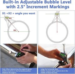 Pipe Center Finder, Pipefitter Tools with Centering Head, Center Finder Tool Pip