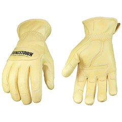 Youngstown Glove Co 12-3265-60-M Arc Flash Gloves, Goat Grain Leather, Shirred