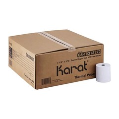 Karat GSTR313273 3.13 in. x 273 ft. Thermal Paper Rolls – White (50/Carton) New