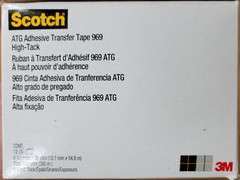 3M Scotch ATG 969 Adhesive Transfer Tape 12 Rolls 1/2″ x 36 yds. 1 carton