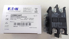 Eaton C25BNF240T Definite Purpose Contactor 40A 2-Pole, 24VAC Coil New Open Box