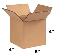 Lot of 6x4x4 Cardboard Paper Box Mailing Packing Shipping Box Corrugated Carton