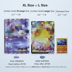Jumbo Card Sleeves Size L:5.4 x 7.4 Inch – Card Sleeves for Oversized TCG Tra…