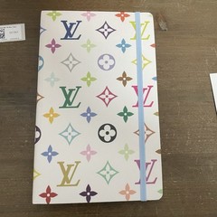 LV X TM Multicolor White Jane Notebook