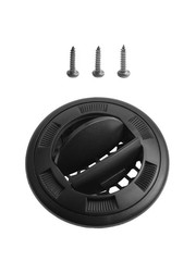 Closeable Diesel Heater Duct Vent Outlet Enhance Airflow Easy to Install Black