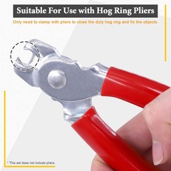 1000 Pcs 3/4 Inch Galvanized Hog Rings Heavy Duty Upholstery Fencing Sausage Cas
