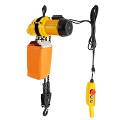 Electric Chain Hoist Single Phase Crane Hoist 2200 lbs Load 10 ft Lifting 1300W