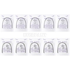 ETERFANT Dental 10pc/pack Ortho Arch Wires Super Elastic NiTi/Stainless Steel
