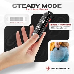 Wireless TENS EMS Muscle Stimulator 24 Modes Control 4 Pads Pain Relief
