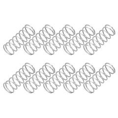 10 Pcs 304 Stainless Steel 0.3mm Wire Dia x 4mm OD x 10mm L Compression Spring