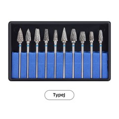 Dental Lab Polishing Bur Drills Tungsten Steel Carbide Burs Burrs 2.35MM