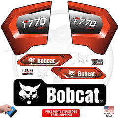 Fits Bobcat T770 Main Decals Skid Steer Stickers – Free Shipping – 3M Vinyl