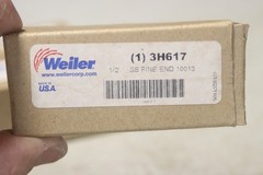 Lot of 3 Weiler 10013 1/2″ Diameter Stainless Steel Fine Wire Brushes