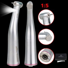 Dental 1:5 Electric Fiber Optic Contra Angle Handpiece Increasing USA