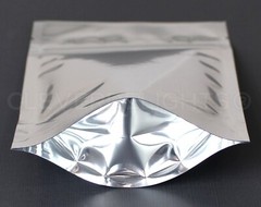 1000 Pack – 2oz Silver Stand Up Pouches – 4″ x 6″ x 2″ – Zipper Bag – 4x6x2 Inch