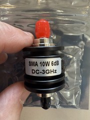 🔥NEW 10W RF Coaxial Attenuator SMA Male to Female Jack DC to 3GHz 50 ohm 6DB