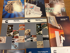 Cummins Heavy Duty Trucks 1980’s Sales Dealer Brochure Lot of 9