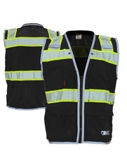 GSS Safety 1513- 2XL High Visibility Surveyor’s ONYX Vest: 2XL, Class 2/ Zipper
