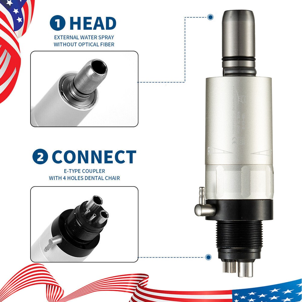 NSK Style Dental Low Air Motor Handpiece E-type 2/4Hole External/Inner Water ns