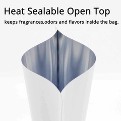 Custom Print Bag Flat Mylar Foil Heat-Sealable Custom Print Pouch 5.5×7.75″