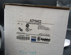 APPLETON 100 AMP 4W 4P PLUG ACP1044CD NEW IN BOX MATES WITH ADR1044